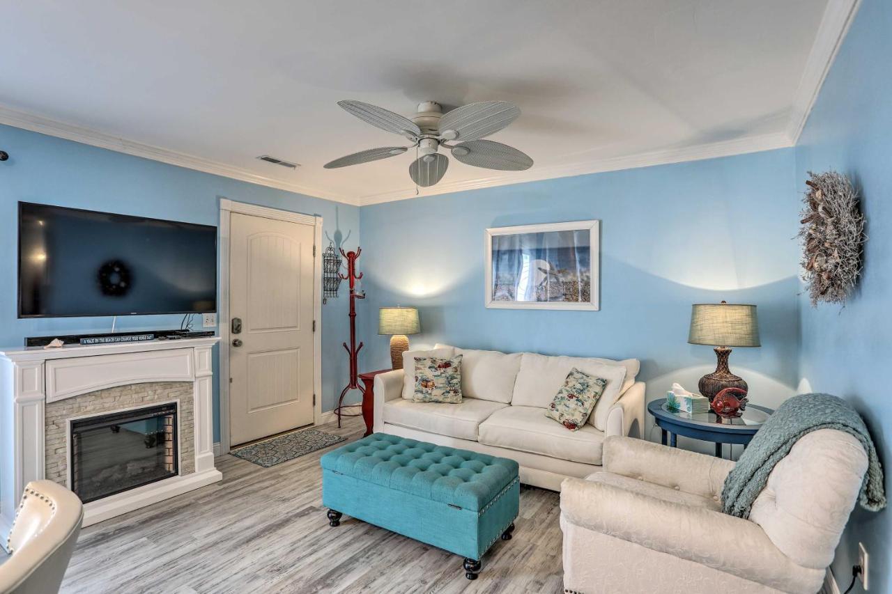 Breezy Murrells Inlet Condo With Deck Walk To Beach Myrtle Beach Luaran gambar